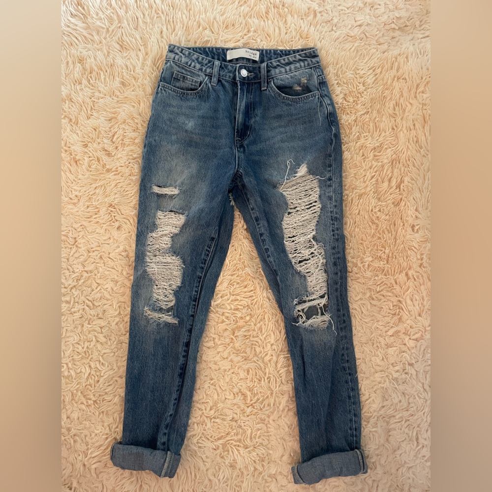 Bridge By Gly Womens Boyfriend Jeans Size 25.